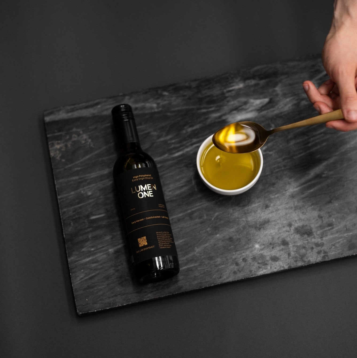 Lumen One Australian high polyphenol extra virgin olive oil, early harvest release